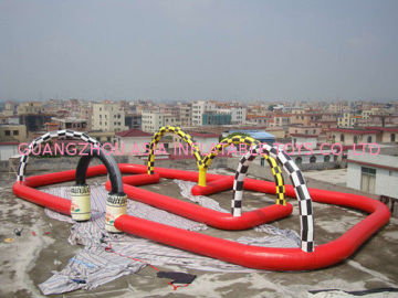 0.5mm Pvc Inflatable Zorb Ball Ramp , Zorb Ball Track For Zorb Games