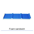 Feuille de couleur bleue pour tuile sandwich en mousse de toit