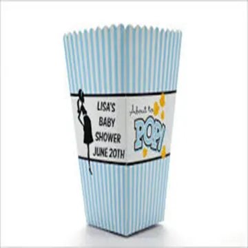 PE coated popcorn paper cup boxes mini size