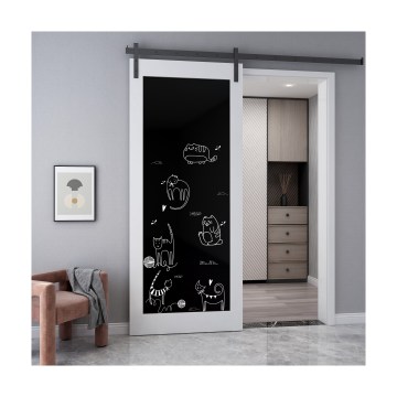 Portes coulissantes en bois moderne pour la maison, le bureau, les intérieurs de la villa - Design de porte de grange en bois