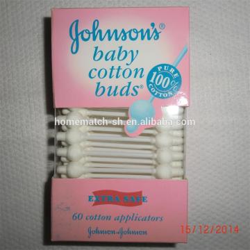 100% natural cotton contour tips, cotton swabs, cotton buds