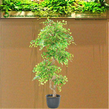 Lifelike realistic indoor fall fake tree from spirit halloween for bedroom