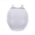 Various Using White Plastic Smart Cover Toilet Seat