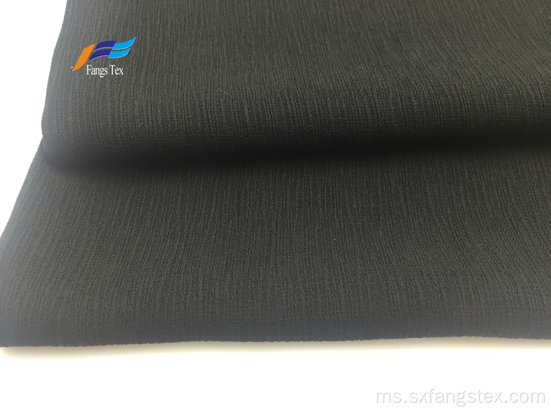 Fabrik Abaya 100% Polyester Bark Crepe Chiffon Abaya bernafas