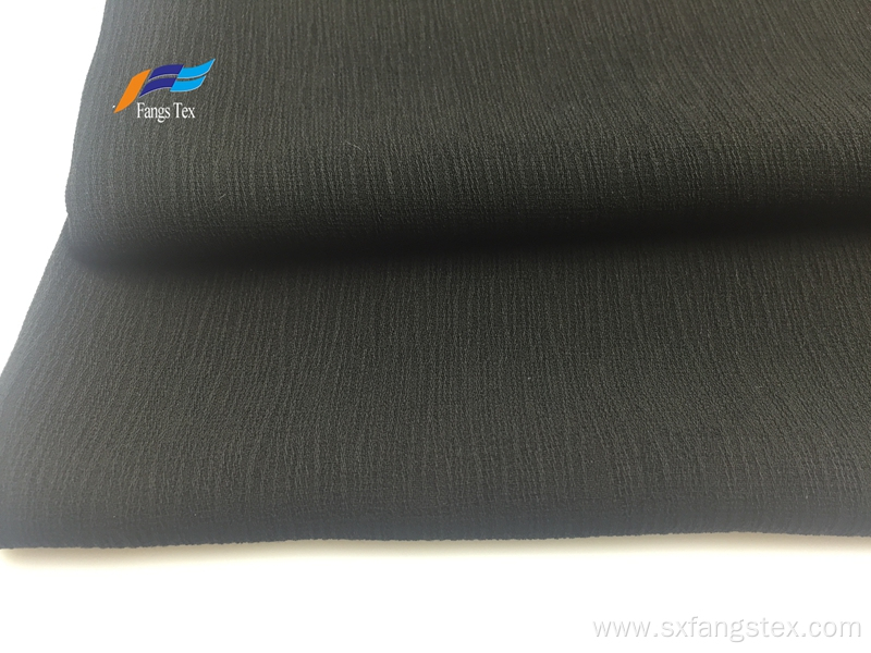 Breathable 100% Polyester Bark Crepe Chiffon Abaya Fabric