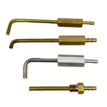 Refueling machine curved nozzle