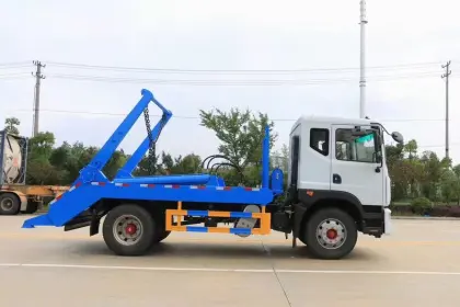 Hydraulic swing arm special vehicle small garbage truck