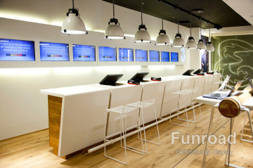 Custom design display counter for mobile phone shop