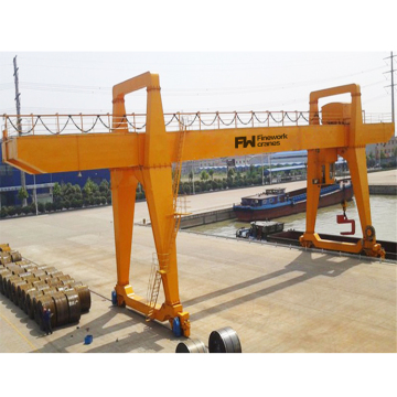 Custom 20 ton to 35 ton Double Beam European Gantry Cranes for Factory