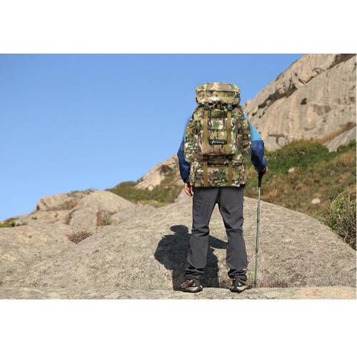 70L Camping Hiking Military Tactical Backpack Outdoor