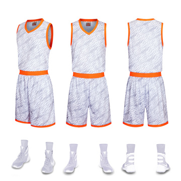 Uniforme de basket-ball de sublimation personnalisée avec poche