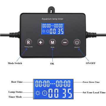 Aquário LED Light Dimmer Timer