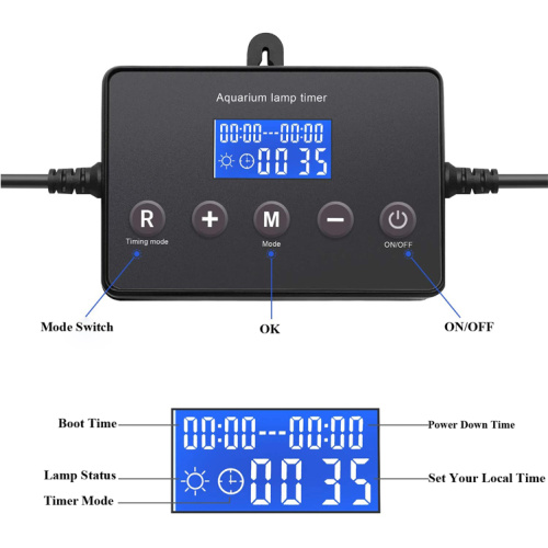 Fischtank Aquarium LED Light Timer Controller