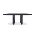 Simple Design Stable Practical Back Oval Dining Tables