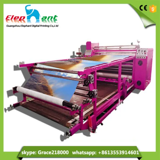 wholesale roll to roll t-shirt heat press machine for Glasses cloth printing
