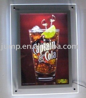 Acrylic Super Slim Crystal LED Light Box Display