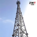 Torre de três tubos para comunicação confiável