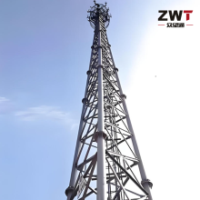 Torre de três tubos para comunicação confiável