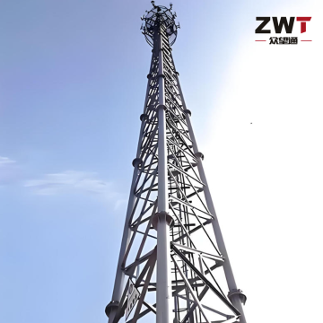 Torre de três tubos para comunicação confiável