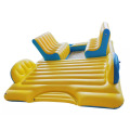 I-tropical tahiti 6 person Large Lake inflatable island