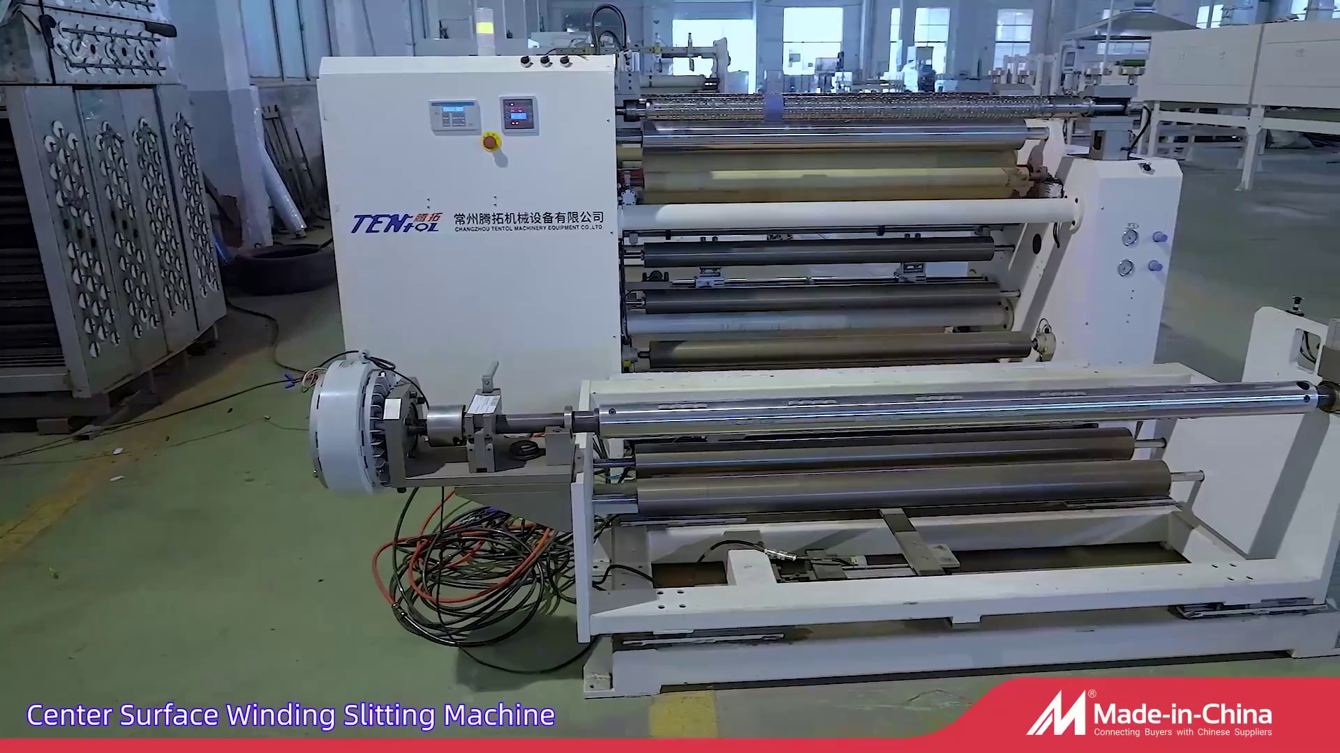 PLC Controlled Automatic Tension Film/Paper Slitting Machine