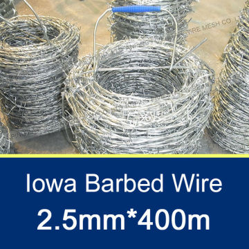 2.5mm IOWA Barbed Wire 400m