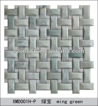beautiful green square marble mosaics