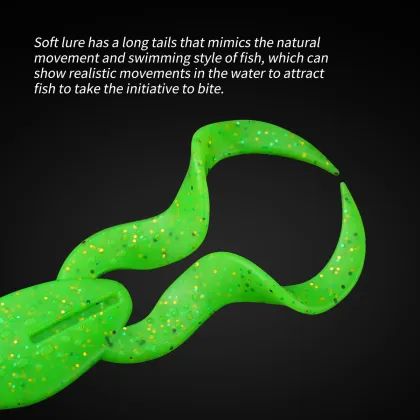 JOHNCOO TPR Soft Bait Fishing Lures - Floating Frog Baits for Freshwater