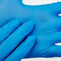 Guantes de nitrilo de examen médico