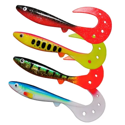 19cm PVC Shad Swim Bait Soft Lure for Pike Fishing