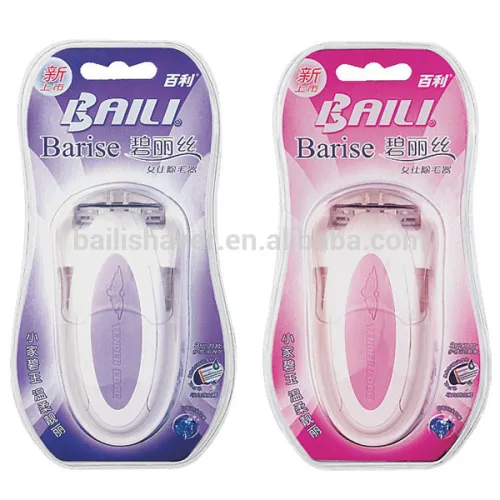 Baili Shaver Blade 3 Blade Lady Razors, High Quality Baili Shaver Blade ...