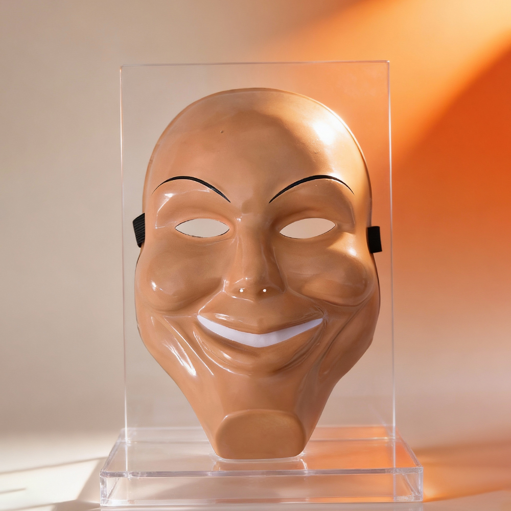 Halloween Human Face Smile Mask