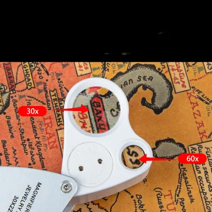 30x 60x BIJIA High Magnification Antique Jade Identification Magnifier