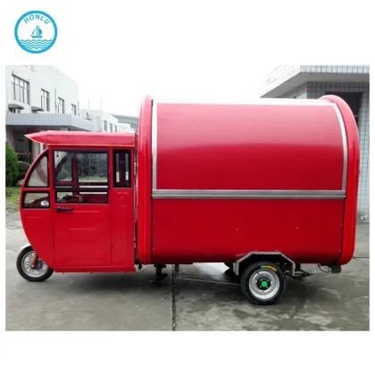 Electric Tuk Tuk Food Carts: High-Quality Color Plate Mobile Eats