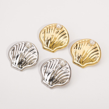 Vintage Shell Pearl Earring Charms - Luxury Fashion Jewelry for Women