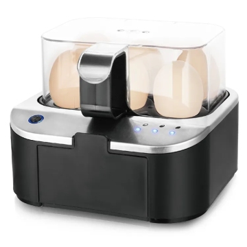400W Intelligent Egg Cooker: Digital Smart Boiler for Perfectly Cooked 6 Eggs with Level Function