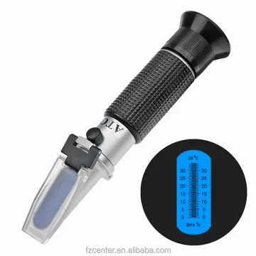 Portable Brix Refractometer for Sugar, Wine, Fruit, and Water - Price