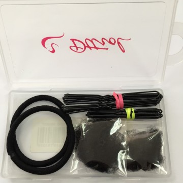 Wholesale hair accessories for girls ponytail elastics hair pins nets kits for ballet dancewear D091000