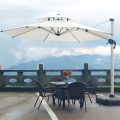 Terrace Commercial LED Energia solare Sun Shade ombrello