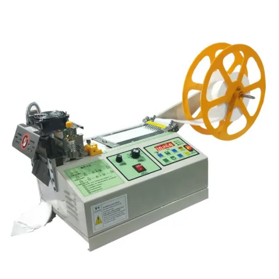 Automatic Hot Knife Ribbon Webbing Band Cutting Machine 95mm Width