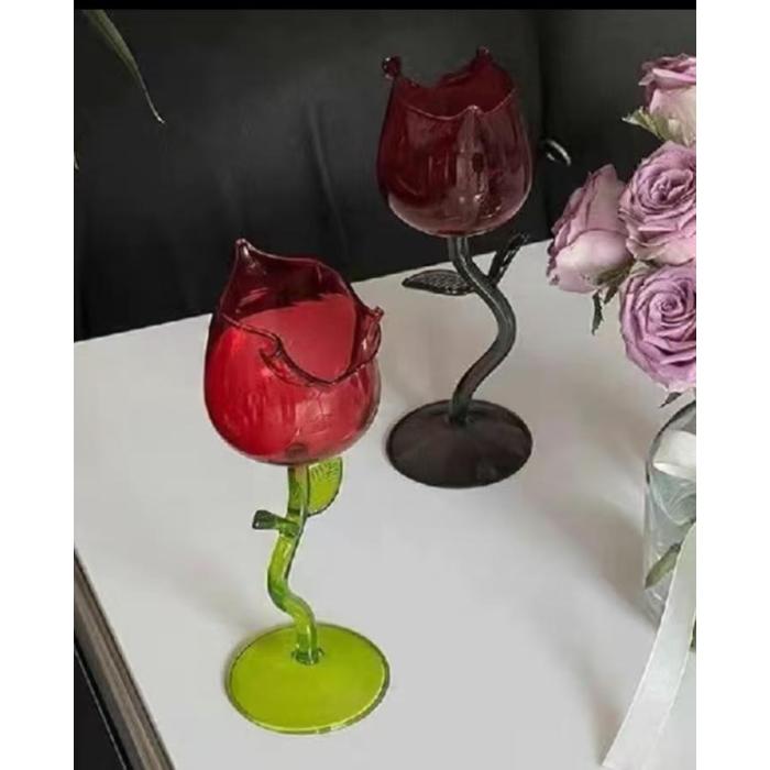 Glass de champán de diamante popular de diamantes hecho a mano