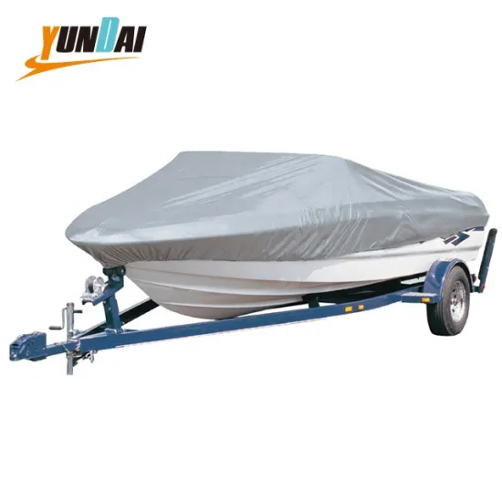 YUNDAI 14-16FT Marine Polyester Boat Cover for V-hull Cabin Bass Bimini