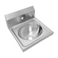 Oval Wall Mount Hand Sink with Backsplash