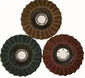 Non woven abrasive flap disc for surface condition