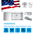 Rectangle Above Mounted Stainless Steel Kitchen Sink