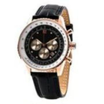 High quality genuine leather strap watch