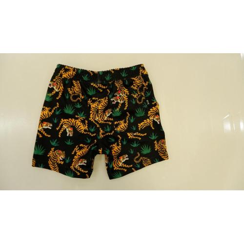 Polyester Beach Pants Tiger print beach shorts for boys Manufactory
