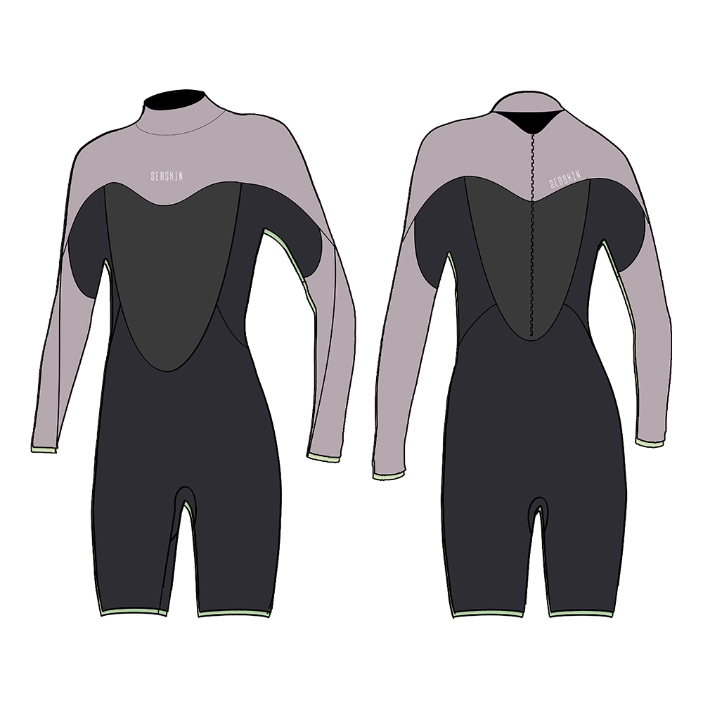 Seaskin 2mm Long Arm Scuba Diving Wetsuit