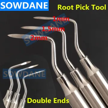 3 pcs/set Dental Minimally Invasive Extraction Dental Elevator Root Tip Pick Tool Surgical Instrument Efficient Sharp Tip