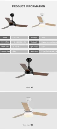 Remote control plywood blade 48 inch ceiling fan